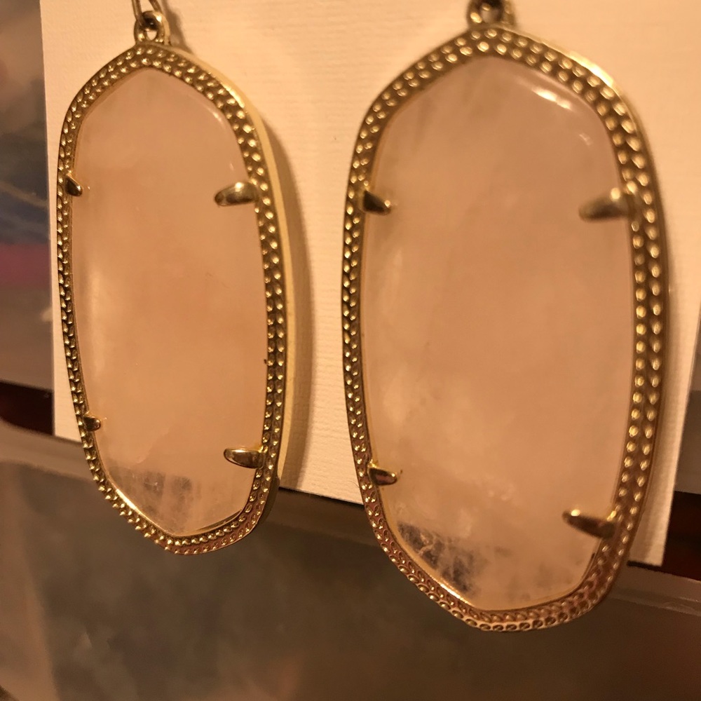 Kendra Scott gold with pink